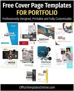 10+ Amazing Cover Pages for Portfolio in MS Word