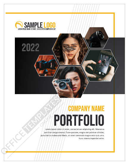 writing portfolio cover page examples