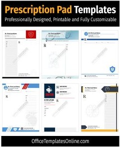 Professional-Grade Prescription Pad Samples for Doctors (Free MS Word Files)