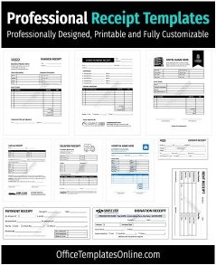 Get Organized with These Free Receipt Templates for MS Word