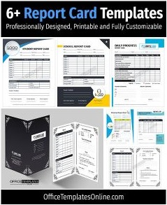 50+ Free Editable Report Card Templates – Word, PDF & Online