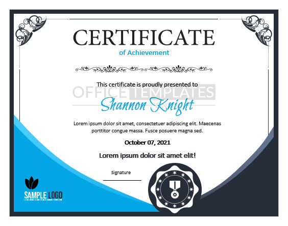 best student certificate template