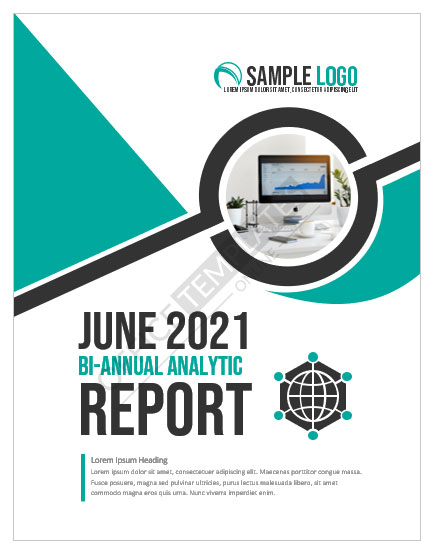 annual report cover page template