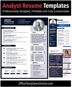 Best Free Editable Analyst Resume/CV Formats in MS Word