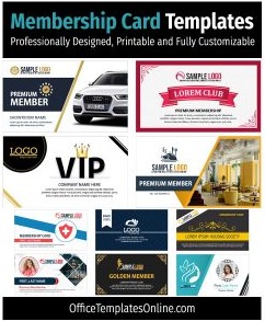 Design Your Custom Membership Card with Our 28+ Free Templates for MS Word