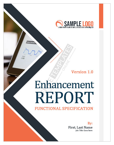Cover Page Template for Functional Report in MS Word