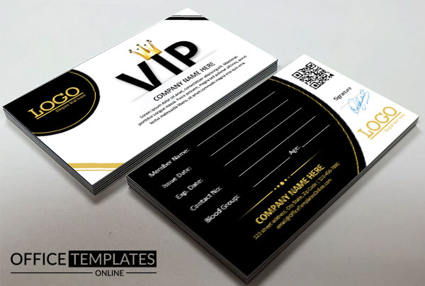 Fan Club Membership Card Template - Download in Word, Illustrator