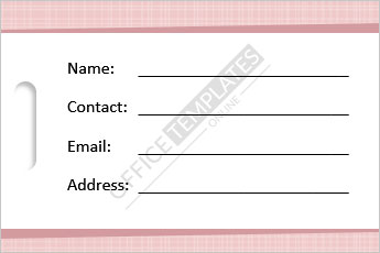 14 Free Download Name s Cards And Badges For Ms Word
