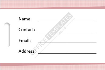 business name tag template