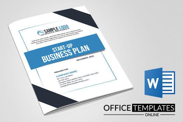 business plan front page template