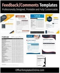 Make Feedback Easy with These 22 Comment Card Templates