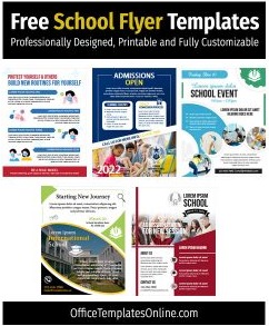 11+ Free School Flyer Templates to Promote Your School Activities