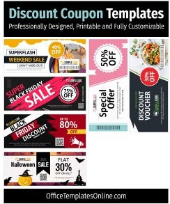 24+ Free Coupon Templates for Promotions and Discounts
