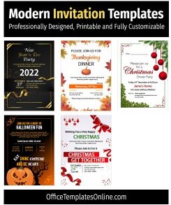 17+ Best Free Invitation Card Templates for Any Occasion