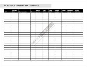 20+ Free Inventory Templates & Checklists for MS Word