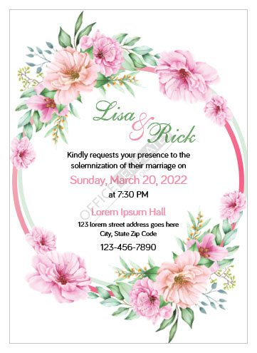 wedding envelope address template for free word