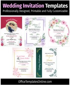 Create the Perfect Invite with These 11 Free Wedding Templates