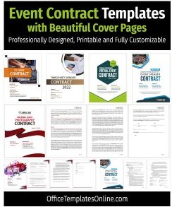 6+ Free Event Contract Templates with Cover Page Designs