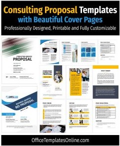 Free Consulting Proposal Templates for MS Word