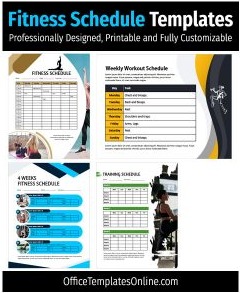 20+ Free Fitness Schedule Templates to Keep You on Track