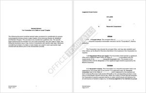 Download Corporate Bylaws Format 03