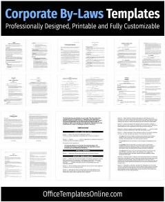 24+ Free Sample Corporate Bylaws Formats for MS Word