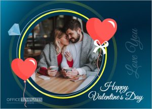 Download Valentine’s Day Love Card for Him in MS Word