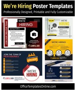 11+ Free We’re Hiring Announcement Flyer Templates