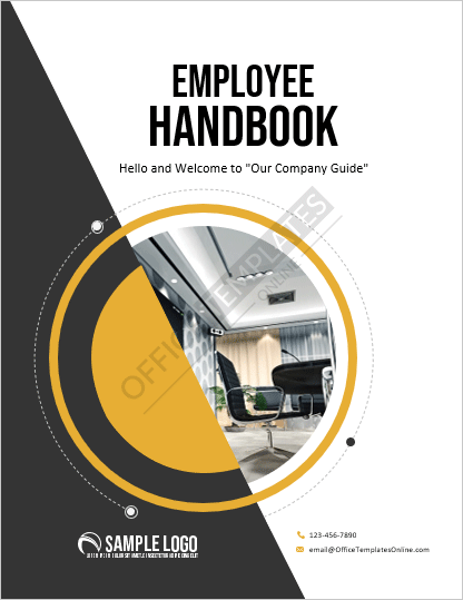 cover sheet for employee handbook