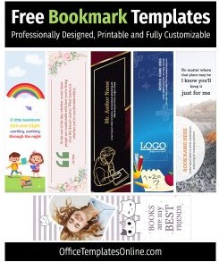 6+ Awesome Bookmark Templates for Book Readers in MS Word