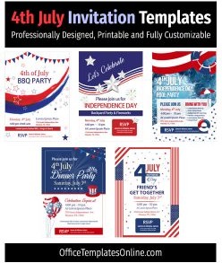 5+ Free Invitation Templates for the 4th of July in MS Word