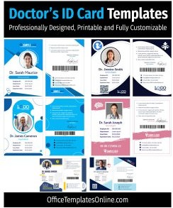 12+ Free Doctor ID Card/Badge Templates for Clinics and Hospitals
