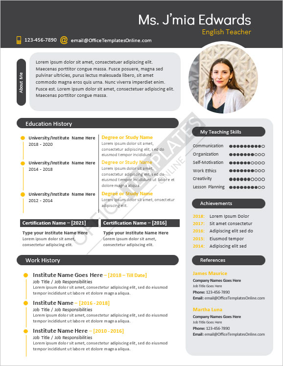 Yoga Teacher Resume - Example & Template (Free Download)