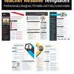 11+ Free Teacher Resume Templates for a Professional Look