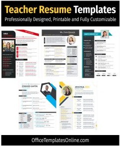11+ Free Teacher Resume Templates for a Professional Look