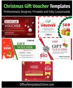 34+ Free Christmas Gift Certificate Templates