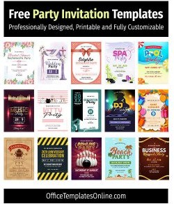 18+ Premium Quality Free Party Invitation Templates for any type of Party in MS Word