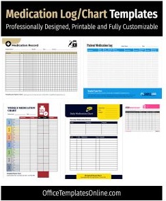 Free Medicine Log & Chart Templates to Track a Patient’s Medication