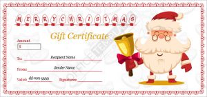 34+ Christmas Gift Certificates & vouchers in MS Word Format