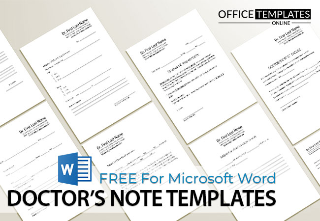 printable doctors notes for missing work