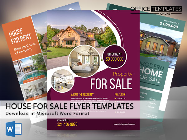 9+ Best House for Sale & Rent Flyer Templates in MS Word