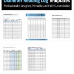 5+ Printable Free Pulse Oximeter Chart/Log Templates