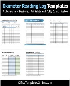 5+ Printable Free Pulse Oximeter Chart/Log Templates