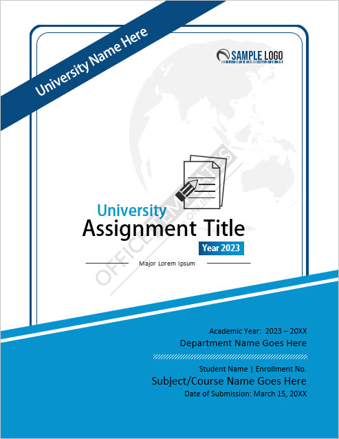 assignment front page design maker