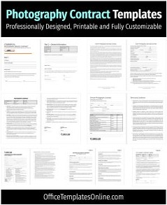 15+ FREE Editable Photography Contract & Agreement Templates