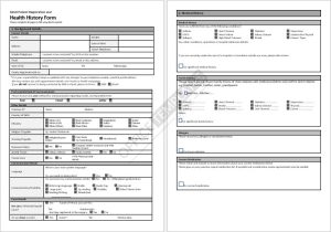 Adult Registration & Health History Form