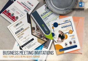 5+ FREE Meeting Invitation Templates in MS Word Format