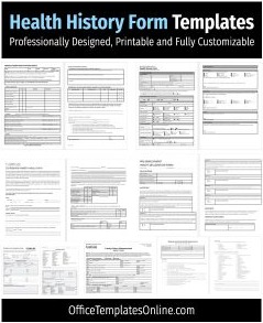 10+ FREE Health & Medical History Form Templates – Word | PDF