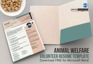 Expertly Designed Resume Template for Animal Welfare Volunteers