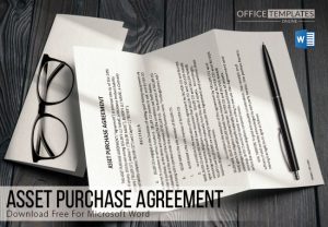 15+ FREE Asset Purchase Agreement Template for MS Word